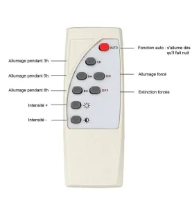 Projecteur LED Solaire 100W 1200Lm 6000K 6,4V/16,5Ah