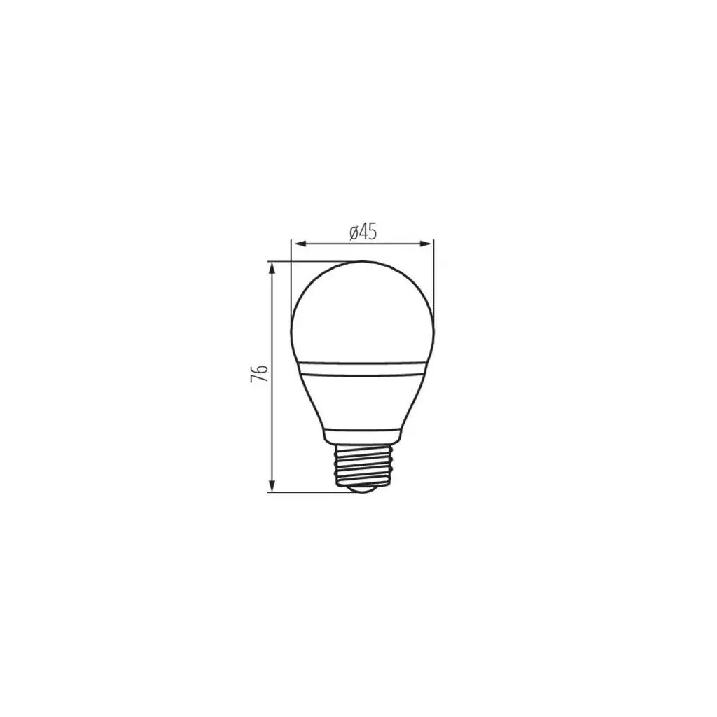 ✓ Elbat Ampoule LED G45 6W 500LM E27 Lumière Chaude - Économie d