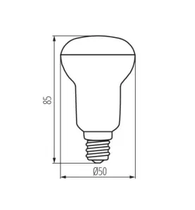 Ampoule LED E14 6W R50 équivalent à 41W - Blanc Chaud 3000K