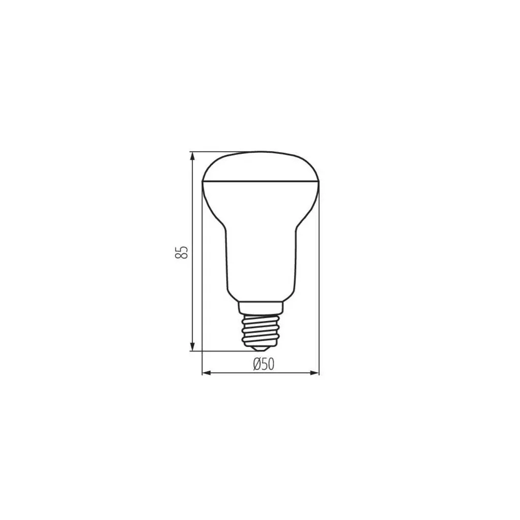 Ampoule LED E14 6W R50 Équivalent 40W - Blanc Naturel 4500K