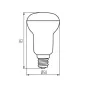 Ampoule LED E14 6W R50 équivalent à 41W - Blanc Naturel 4000K