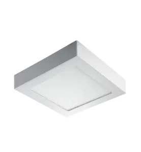 Downlight LED 12W carré Blanc - Blanc Naturel 4000K