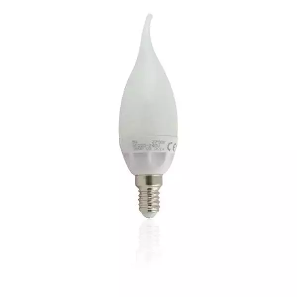 Ampoule Bougie Clair E14 40W, Ampoule Incandescence Dimmable, Blanc Chaud  2700K, 400LM, Ampoule Flamme, E14 Ampoules