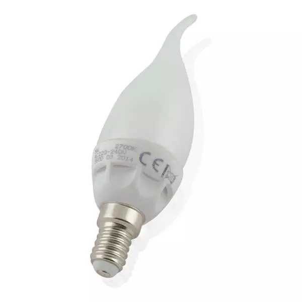 Ampoule led E14 SMD 5 watt (eq. 37 watt) - Couleur eclairage - Blanc froid