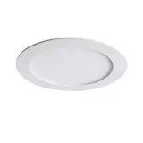 Downlight LED 6W étanche IP44 rond ∅120mm Blanc - Blanc Chaud 3000K