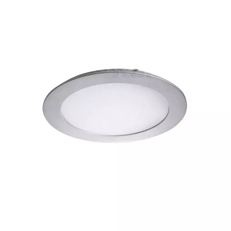 Downlight LED 12W étanche IP44 rond ∅169mm Argent - Blanc Naturel 4000K