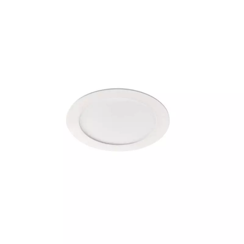 Downlight LED 12W étanche IP44 rond ∅169mm Blanc - Blanc Chaud 3000K 