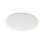 Downlight LED 18W étanche IP44 rond ∅220mm Blanc - Blanc Chaud 3000K