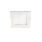 Downlight LED 6W étanche IP44 carré Blanc - Blanc Naturel 4000K