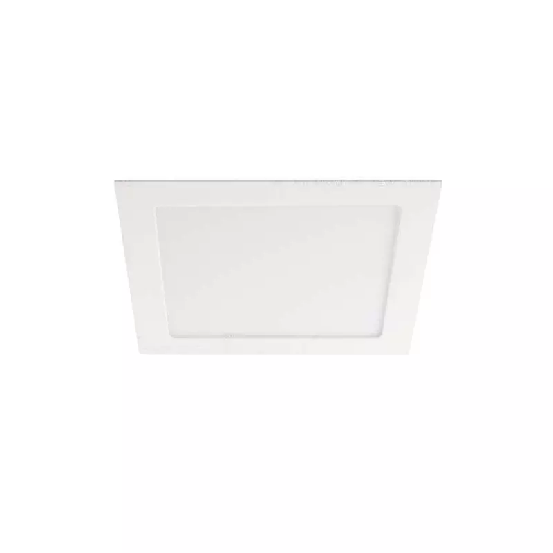 Downlight LED 18W étanche IP44 carré Blanc - Blanc Naturel 4000K 