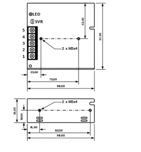 Alimentation stabilisée LED 15W 12V