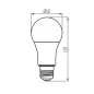 Ampoule LED E27 15W A60 équivalent à 100W - Blanc Chaud 2700K 