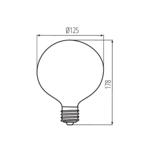 Ampoule LED E27 7W équivalent à 55W - Blanc Chaud 2500K