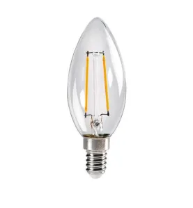 Ampoule LED E14 2,5W C35 équivalent à 25W - Blanc Chaud 2700K