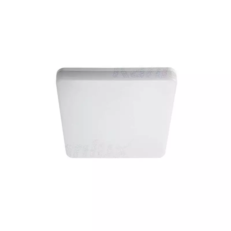 Plafonnier LED 18W étanche IP54 carré côté 278mm Blanc - Blanc Naturel 4000K 