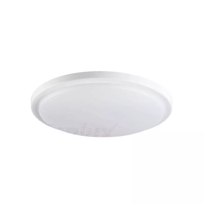 Plafonnier LED 24W à détecteur étanche IP54 rond ∅288mm Blanc - Blanc Naturel 4000K 