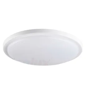 Plafonnier LED 24W à détecteur étanche IP54 rond ∅288mm Blanc - Blanc Naturel 4000K 