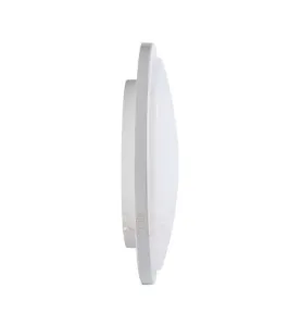 Plafonnier LED 24W à détecteur étanche IP54 rond ∅288mm Blanc - Blanc Naturel 4000K 