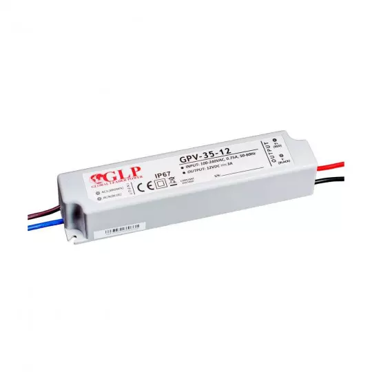 Alimentation Led Meanwell 25 watts sortie 12 volts