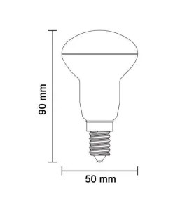 Ampoule LED E14 6W R50 équivalent 40W