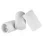 Plafonnier saillie pour 2 ampoules GU10 Blanc