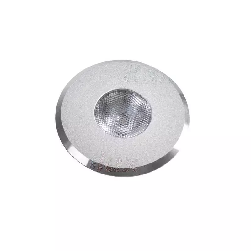 Downlight LED 1W rond ∅42mm Aluminium - Blanc Chaud 3000K