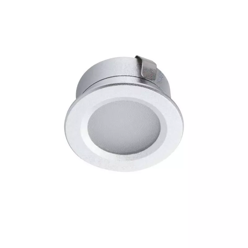 Downlight LED 1W étanche IP65 rond ∅30mm Aluminium - Blanc Naturel 4000K