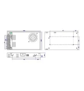 Alimentation à découpage LED 350W 12V pour LED