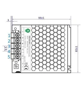 Alimentation à découpage LED 50W 24V