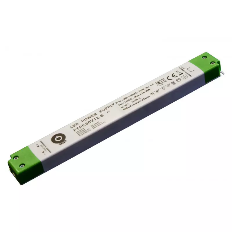 Alimentation LED 30W 12VDC 2,5A FTPC30V12 IP20