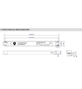 Alimentation LED 200W 12VDC 15A FTPC200V12-S IP20