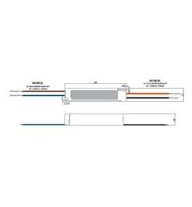 Alimentation LED DC 24V 35W IP67 étanche