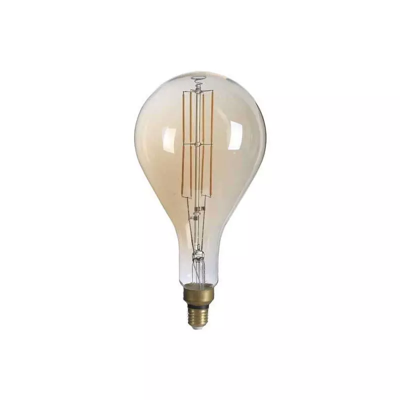 Ampoule LED PS160 8W Dimmable E27 Vintage Géante Filament - Lumière Blanc Très Chaud 1800K