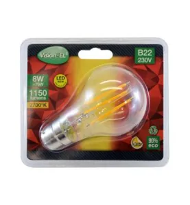 AMPOULE LED B22 FILAMENT BULB 8W