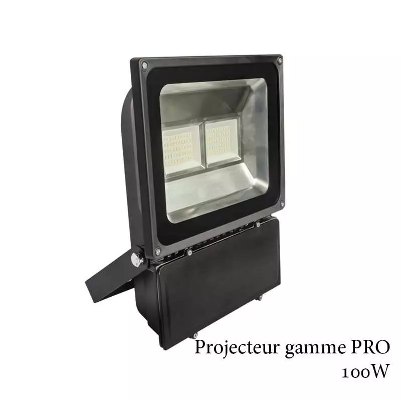 Projecteur LED 100W PRO éclairage 900W BOND Noir