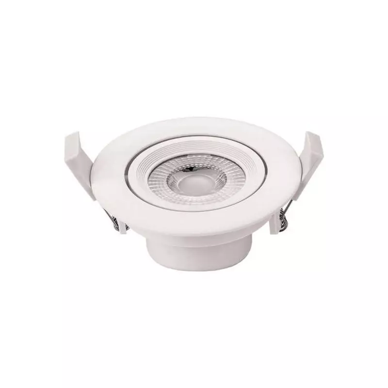 Plafonnier LED Encastrable Blanc 10W COB Éclairage 50W - Blanc Chaud 2700K