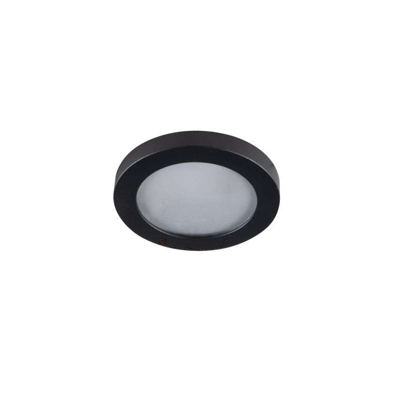 Support de spot encastrable perçage 60mm - étanche IP44 rond Noir