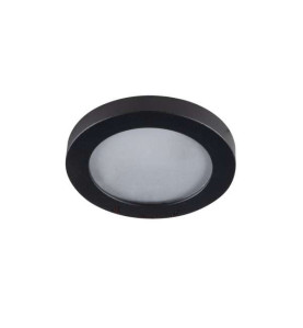 Support de spot encastrable perçage 60mm - étanche IP44 rond Noir