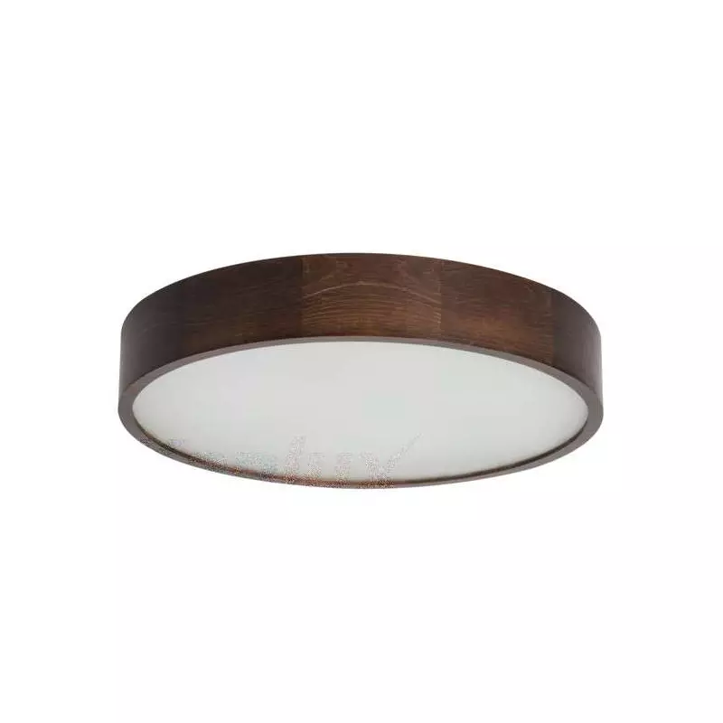 Plafonnier à Culot 3 x E27 rond ∅475mm Wengé 