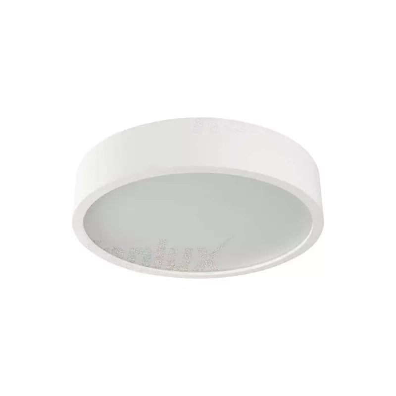 Plafonnier à Culot 2 x E27 rond ∅375mm Blanc mat 