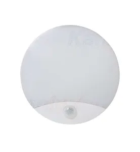 Plafonnier LED 15W à détecteur étanche IP44 rond ∅250mm Blanc - Blanc Naturel 4000K 