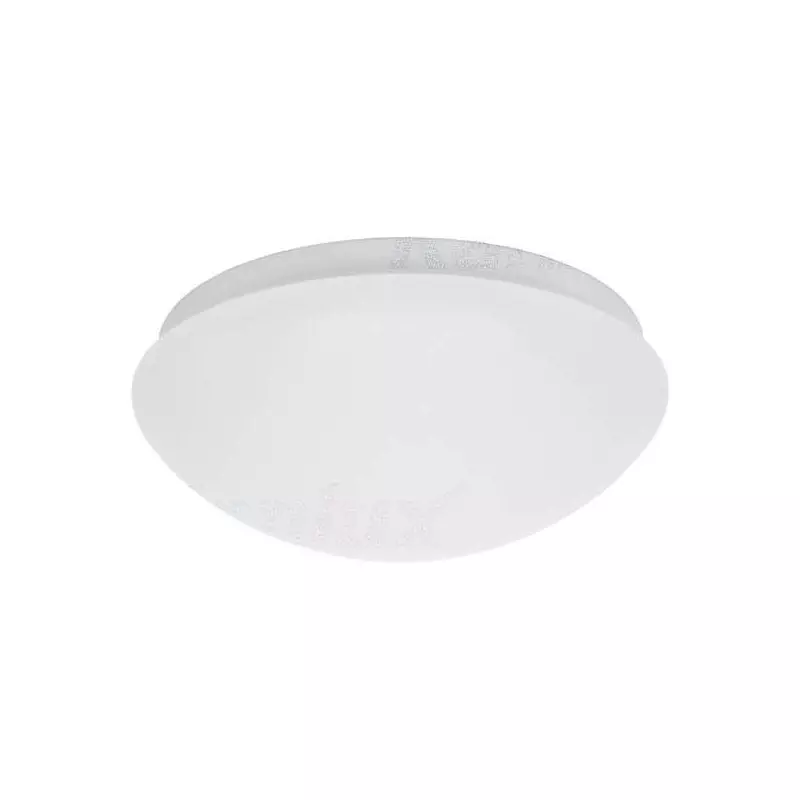 Plafonnier à Culot 1 x E27 à détecteur étanche IP44 rond ∅277mm Blanc 