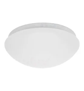 Plafonnier à Culot 1 x E27 à détecteur étanche IP44 rond ∅277mm Blanc 