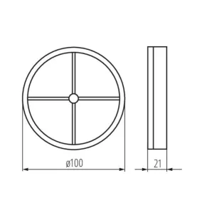 Extracteur d'air Blanc - débit d'air