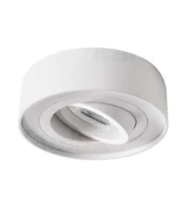 Support de spot encastrable perçage 85mm rond Blanc 