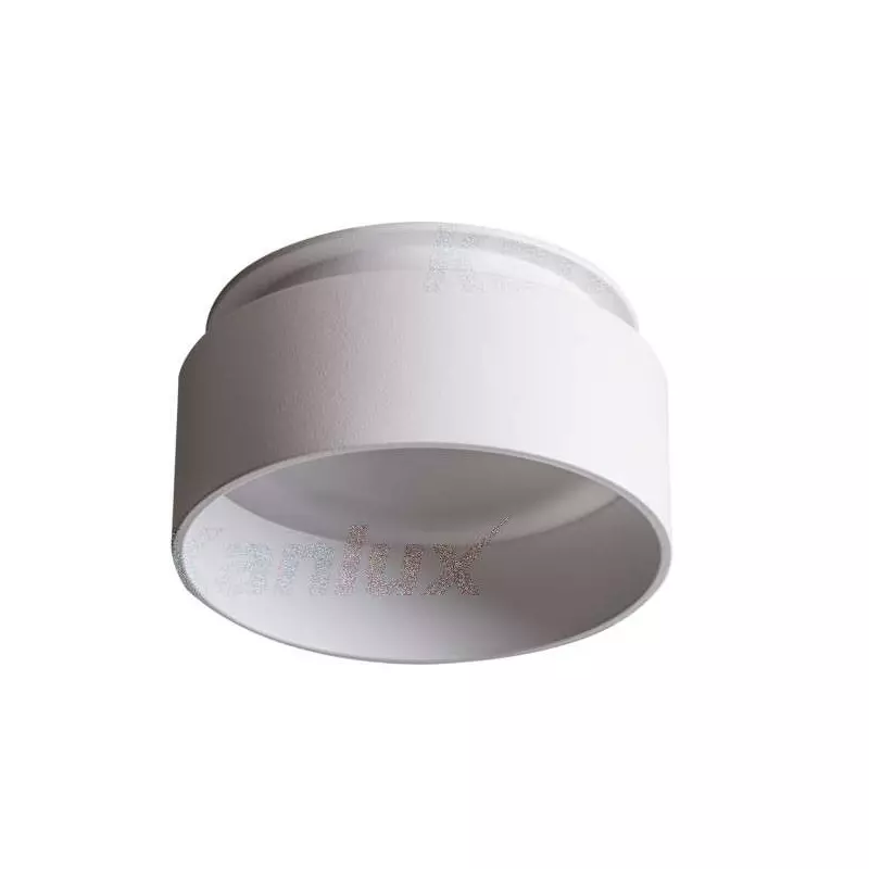 Support de spot encastrable perçage 67mm rond Blanc 