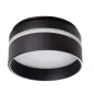 Support de spot encastrable perçage 67mm rond Noir 