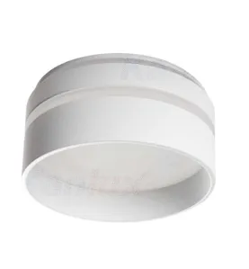 Support de spot encastrable perçage 67mm rond Blanc 