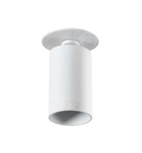 Support de spot orientable encastrable perçage 70mm Blanc 