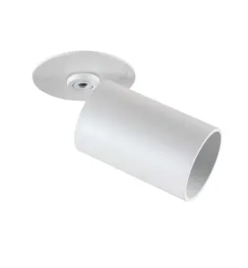 Support de spot orientable encastrable perçage 70mm Blanc 